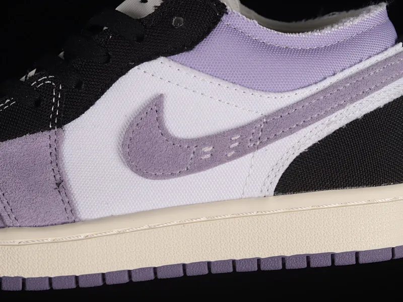 All Categories Air Jordan Jordan Series Basketball Shoes Air Jordan 1 Low Z Edition Air Jordan 1 Low AJ1 Joe 1 Mi White Purple Retro Culture Leisure Sports Shoes DZ4135-002